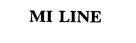 Trademark Logo MI LINE