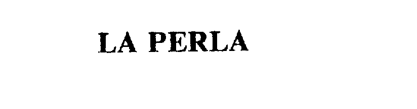 Trademark Logo LA PERLA