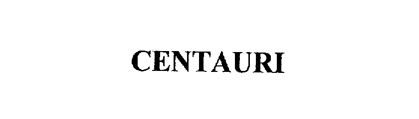 Trademark Logo CENTAURI