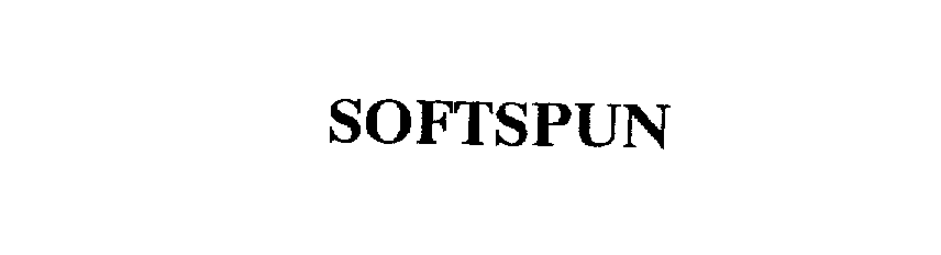Trademark Logo SOFTSPUN
