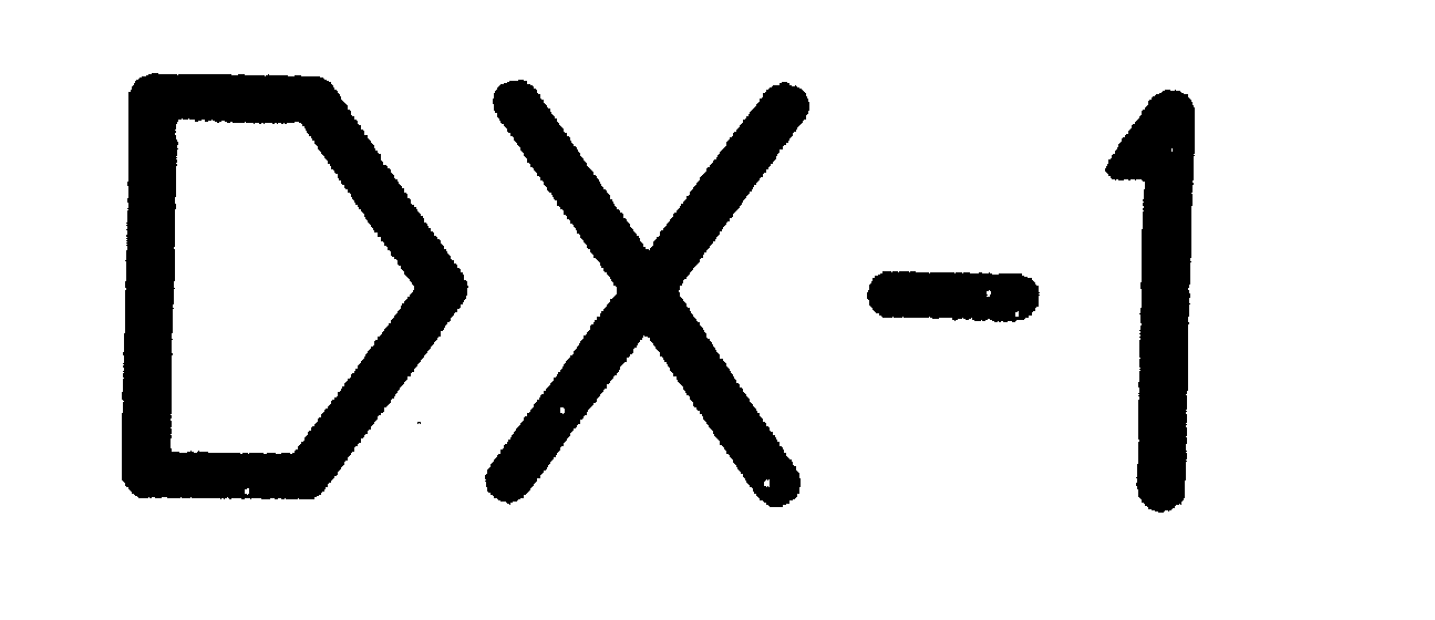 Trademark Logo DX-1
