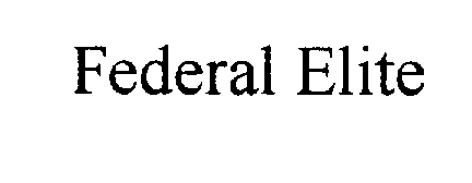Trademark Logo FEDERAL ELITE