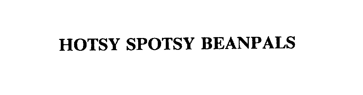 Trademark Logo HOTSY SPOTSY BEANPALS