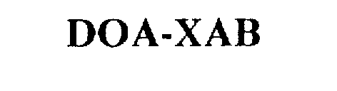 Trademark Logo DOA-XAB