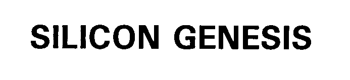 Trademark Logo SILICON GENESIS