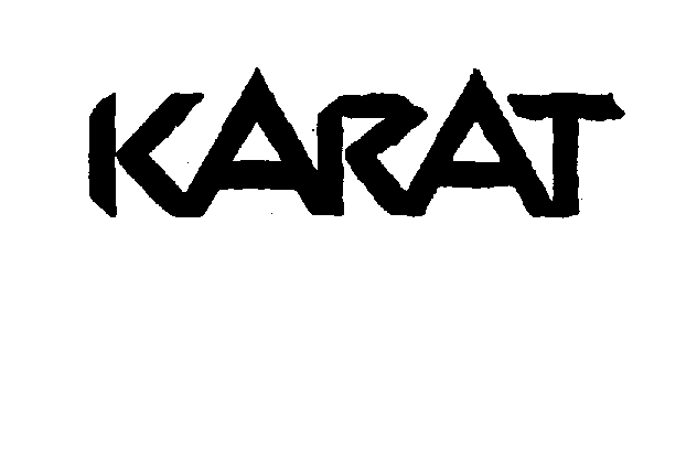 Trademark Logo KARAT