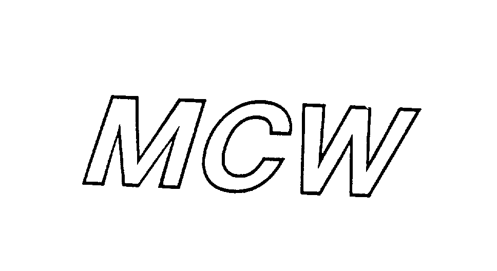 Trademark Logo MCW