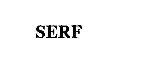 Trademark Logo SERF
