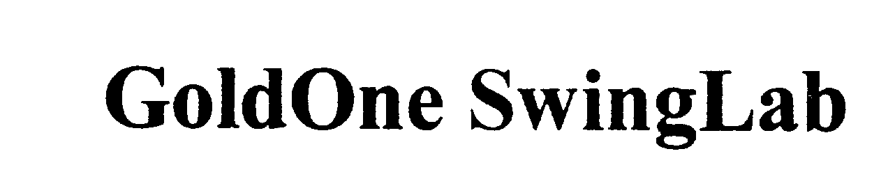 Trademark Logo GOLDONE SWINGLAB