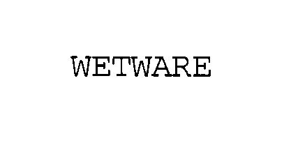 Trademark Logo WETWARE