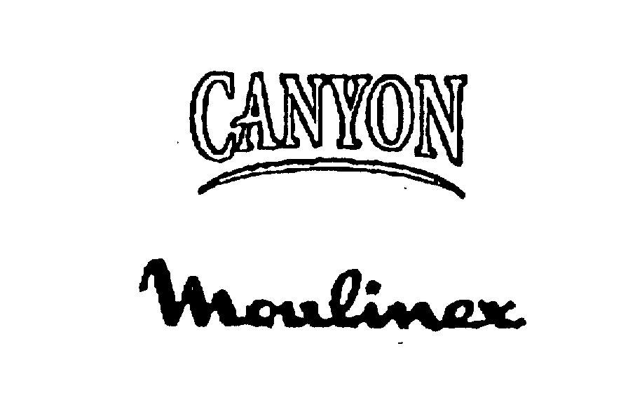 Trademark Logo CANYON MOULINEX