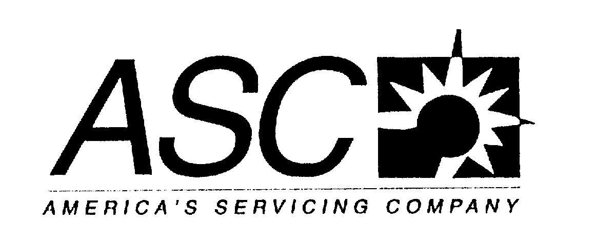 Trademark Logo ASC AMERICA'S SERVICING COMPANY