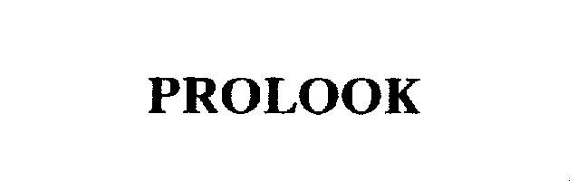 Trademark Logo PROLOOK