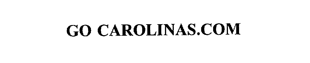 Trademark Logo GO CAROLINAS.COM