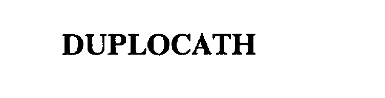 Trademark Logo DUPLOCATH