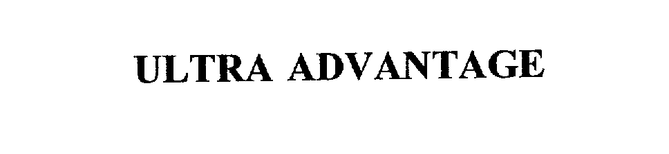 Trademark Logo ULTRA ADVANTAGE