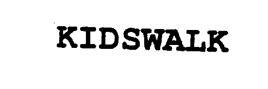 Trademark Logo KIDSWALK