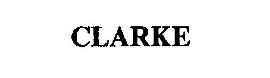 Trademark Logo CLARKE