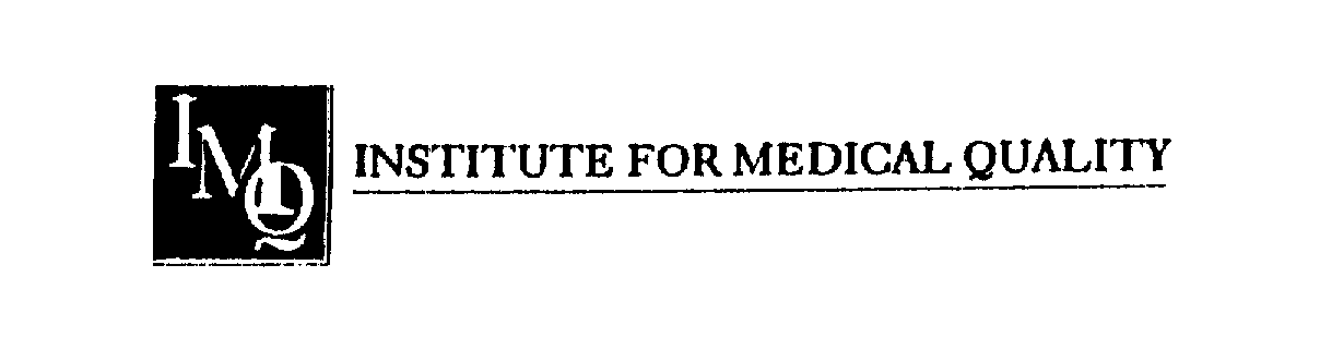  IMQ INSTITUTE FOR MEDICAL QUALITY