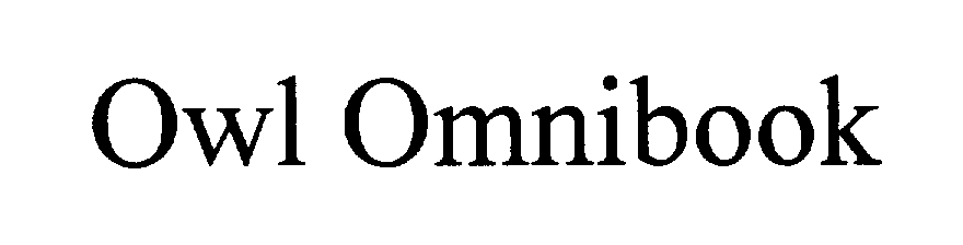  OWL OMNIBOOK