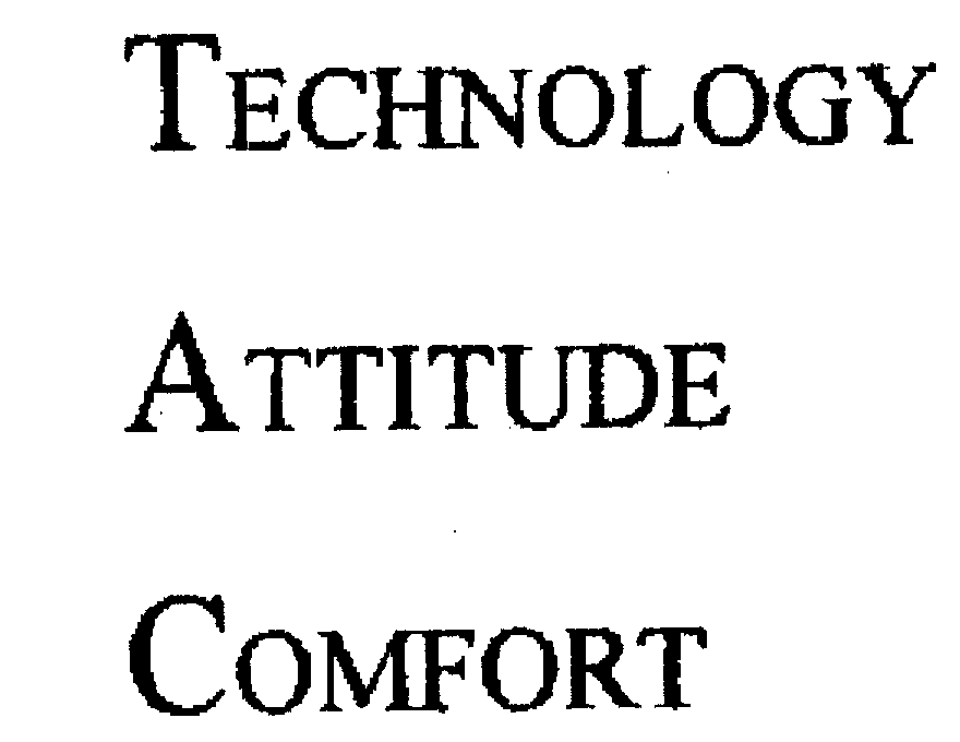 Trademark Logo TECHNOLOGY ATTITUDE COMFORT