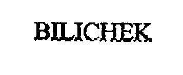 Trademark Logo BILICHEK