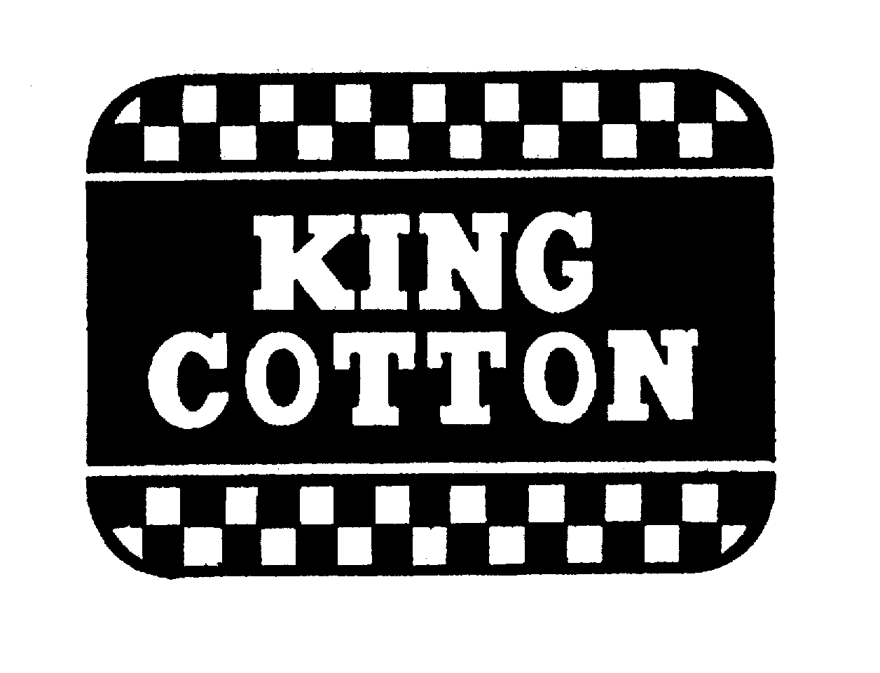Trademark Logo KING COTTON