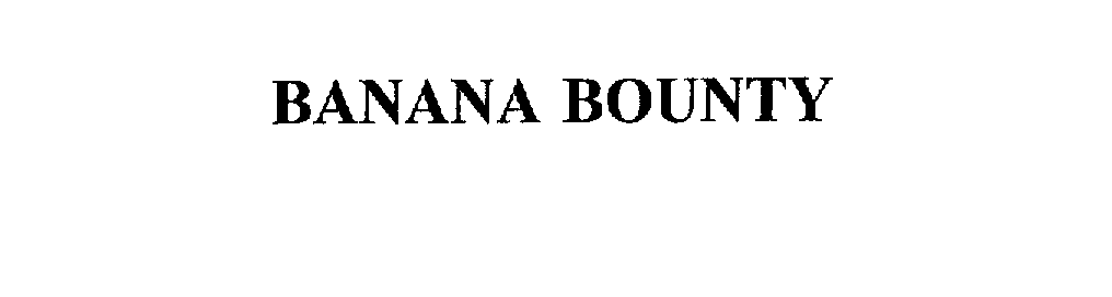  BANANA BOUNTY