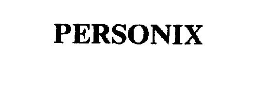 Trademark Logo PERSONIX