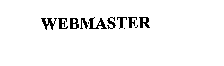 Trademark Logo WEBMASTER