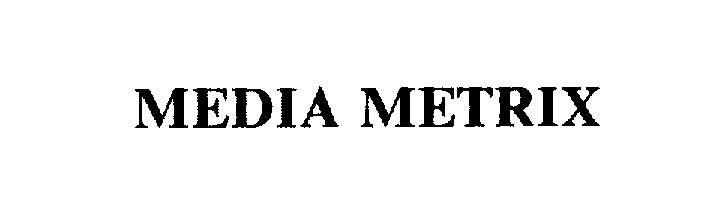 Trademark Logo MEDIA METRIX