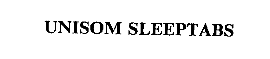 Trademark Logo UNISOM SLEEPTABS