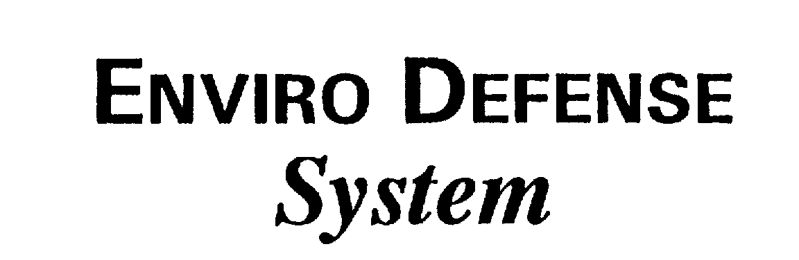  ENVIRO DEFENSE SYSTEM