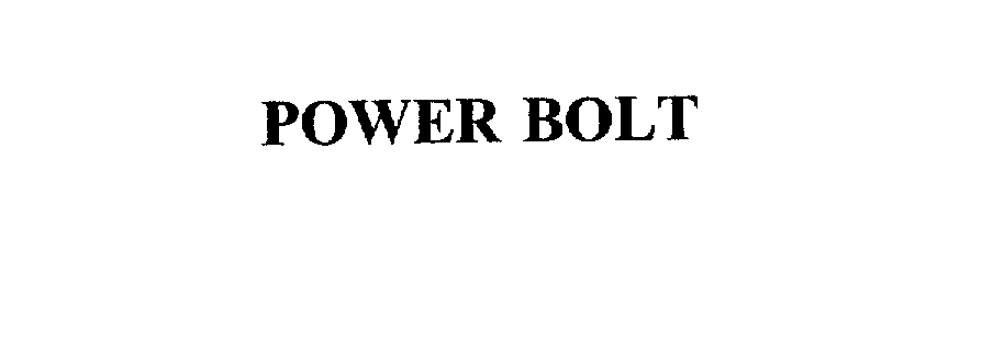  POWER BOLT