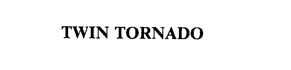 Trademark Logo TWIN TORNADO