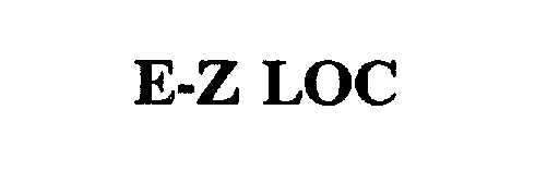 Trademark Logo E-Z LOC