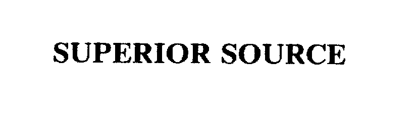 Trademark Logo SUPERIOR SOURCE