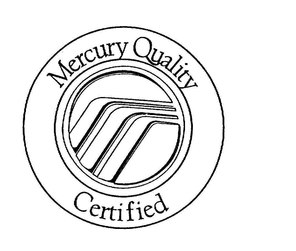Trademark Logo MERCURY QUALITY CERTIFIED