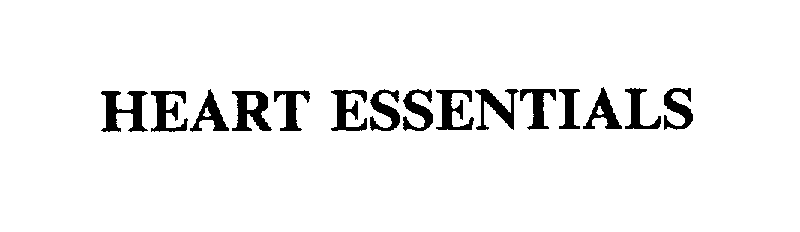 Trademark Logo HEART ESSENTIALS