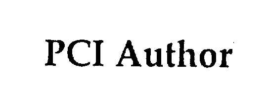 Trademark Logo PCI AUTHOR