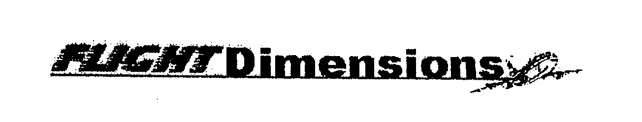 Trademark Logo FLIGHTDIMENSIONS