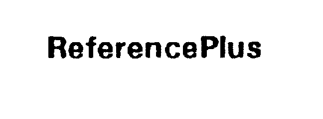 Trademark Logo REFERENCEPLUS