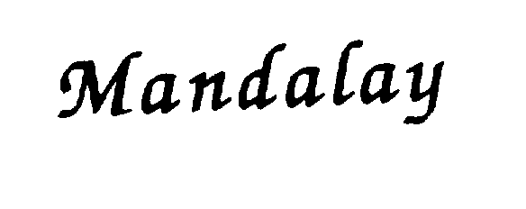 Trademark Logo MANDALAY