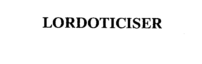Trademark Logo LORDOTICISER