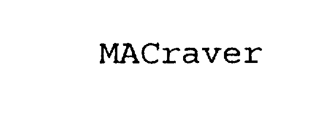 Trademark Logo MACRAVER