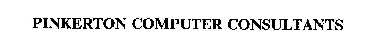  PINKERTON COMPUTER CONSULTANTS