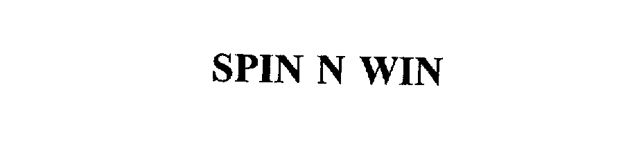 Trademark Logo SPIN N WIN