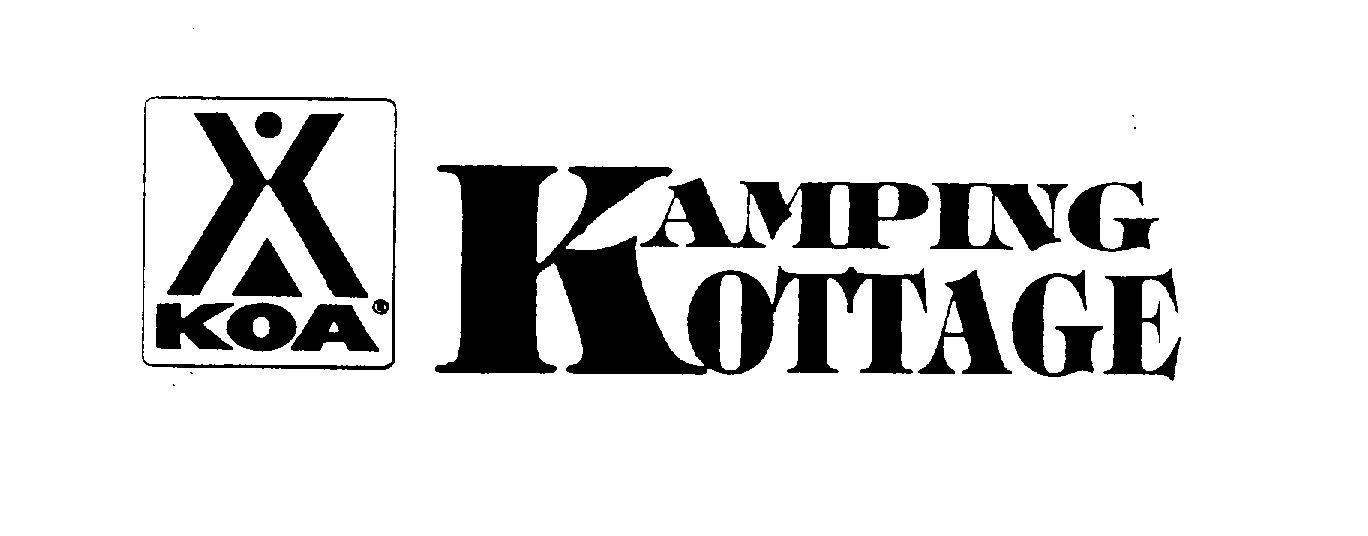 Trademark Logo KOA KAMPING KOTTAGE