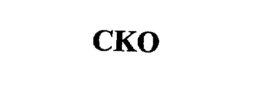 Trademark Logo CKO