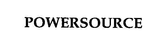 Trademark Logo POWERSOURCE